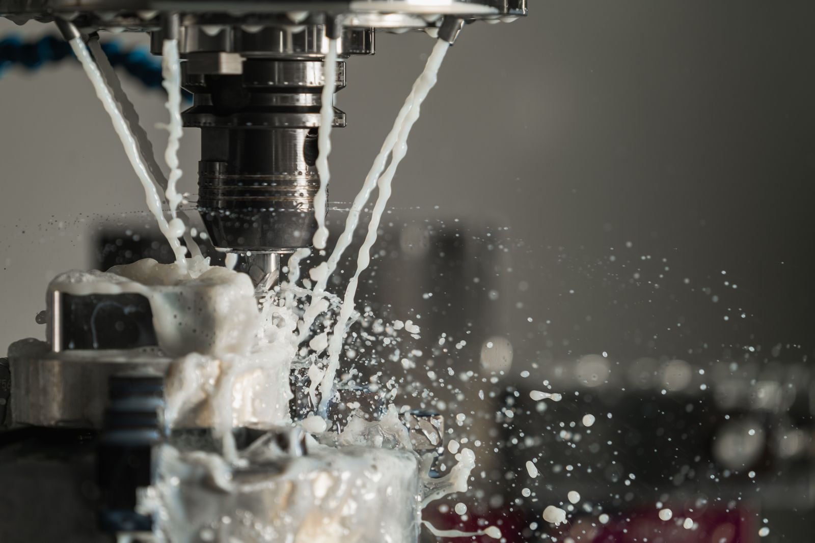 Precision machining with coolant