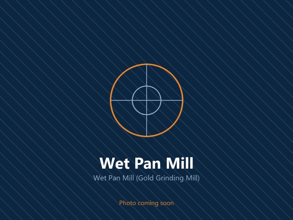 Wet Pan Mill